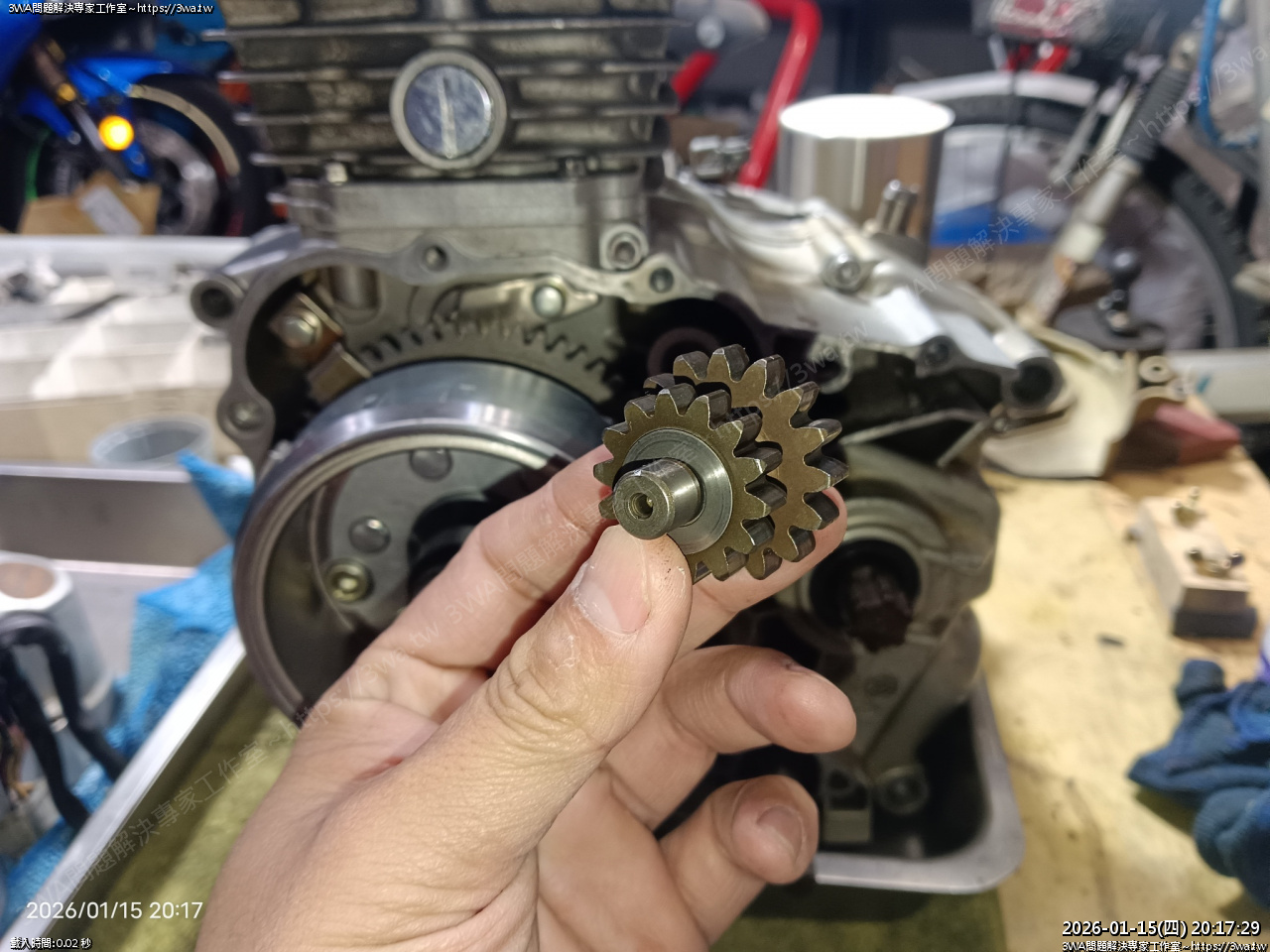 VR150 組裝電盤側、調汽門間隙、安裝啟動馬達、整理下護板 - Part7